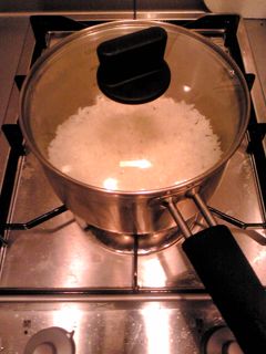 少量ご飯もおいしくお鍋で炊飯☆-レシピのメイン写真