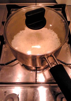 少量ご飯もおいしくお鍋で炊飯☆-レシピのメイン写真