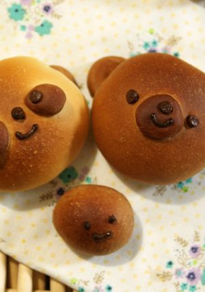 動物パン＊パンダとクマ-レシピのメイン写真