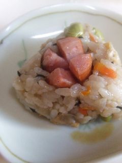 おにぎりにお花が咲いた!(キャラ弁)-レシピのメイン写真