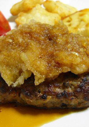 舞茸入りハンバーグ（おろしポン酢味）-レシピのメイン写真