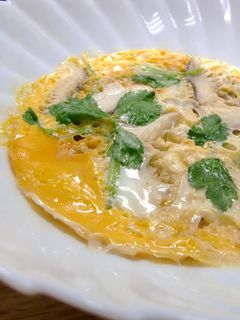 2分でできる 椎茸と三つ葉の卵とじ-レシピのメイン写真