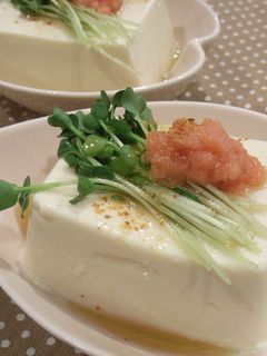 たらこ好きにはたまらな~い♪たらこ冷奴☆-レシピのメイン写真
