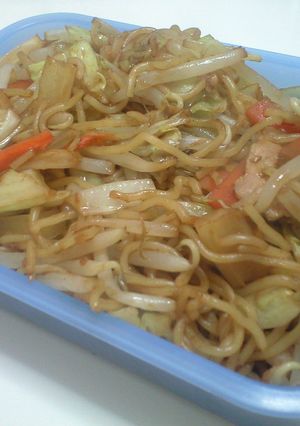 お弁当に…安い！簡単！炊飯器で焼きそば-レシピのメイン写真