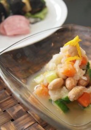 節分に☆炒り豆のみぞれ和え-レシピのメイン写真