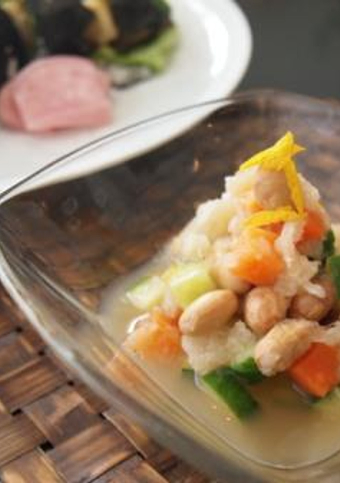節分に☆炒り豆のみぞれ和え-レシピのメイン写真