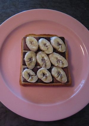 贅沢なGODIVAのチョコバナナトースト-レシピのメイン写真