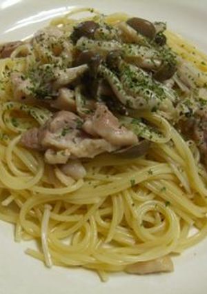 きのこと鶏肉のパスタ-レシピのメイン写真