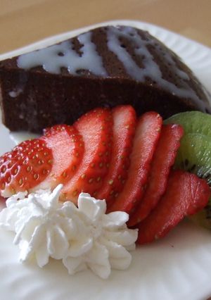 甘さ控えめ♪炊飯器カカオおからケーキ-レシピのメイン写真
