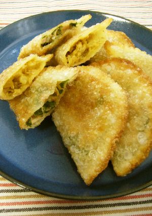 チーズ入りツナ揚げ餃子-レシピのメイン写真
