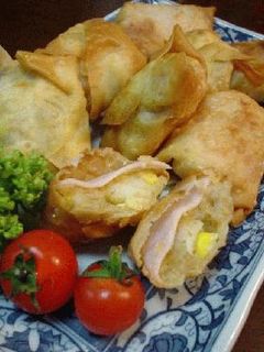 ハムコーンポテトの包み揚げ-レシピのメイン写真
