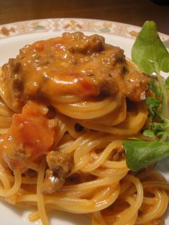 クリ~ミ~☆ミートソーススパゲッティ-レシピのメイン写真