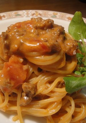 クリ～ミ～☆ミートソーススパゲッティ-レシピのメイン写真