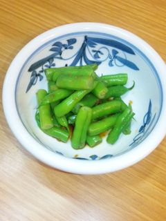 いんげん生姜醤油和え-レシピのメイン写真