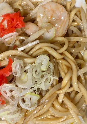 簡単　屋台の焼きうどん（海鮮）-レシピのメイン写真