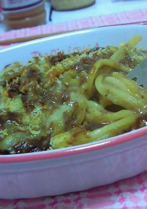 余り物シチューでパスタグラタン♪-レシピのメイン写真