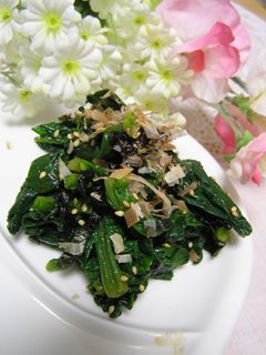 簡単☆美味♪ほうれん草の磯香和え-レシピのメイン写真