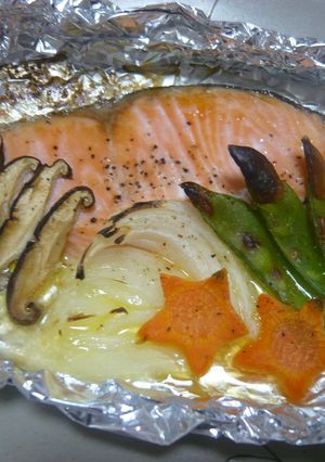 鮭のﾊﾞﾀｰﾎｲﾙ焼き★-レシピのメイン写真