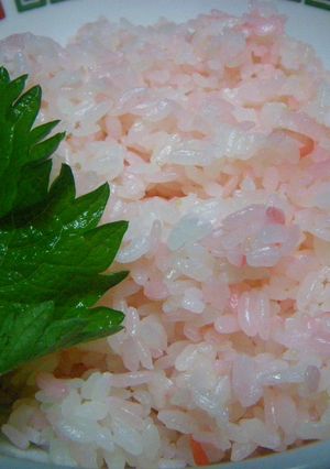 ☆ たった30秒でさくら色の酢飯 ☆-レシピのメイン写真