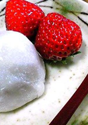 ふわふわいちご大福-レシピのメイン写真