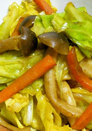 春キャベツのカレー炒め♪-レシピのメイン写真