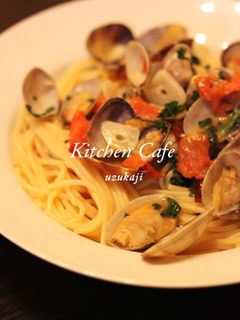 あさりとトマトのパスタ-レシピのメイン写真