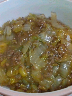 簡単★白菜と挽き肉の丼-レシピのメイン写真