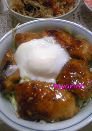 てりてり親子丼♪温泉卵レシピ付き-レシピのメイン写真