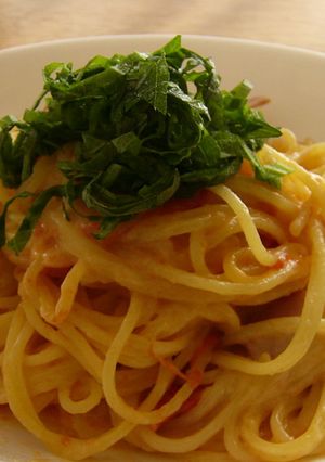 残りシチューで　簡単☆トマトクリームスパ-レシピのメイン写真
