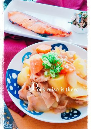我が家no豚味噌じゃが-レシピのメイン写真