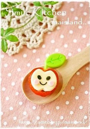 たまごっちnoりんごっち＊キャラ弁おかず-レシピのメイン写真