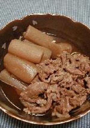 ずいきと牛肉の煮物-レシピのメイン写真