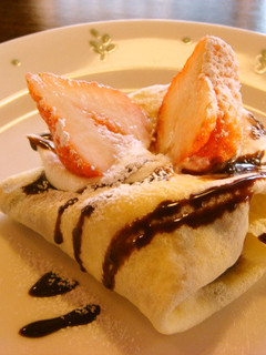 今日のおやつ♪らくちんクレープ-レシピのメイン写真