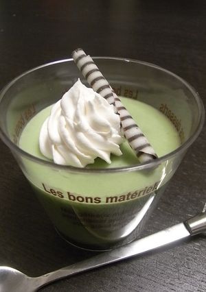 ホワイトチョコ❤抹茶のミルクプリン-レシピのメイン写真