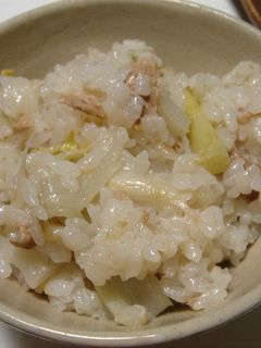 うどの皮とツナの炊き込みご飯-レシピのメイン写真