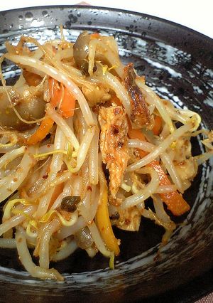 さきいか入り もやしと残り野菜のナムル-レシピのメイン写真