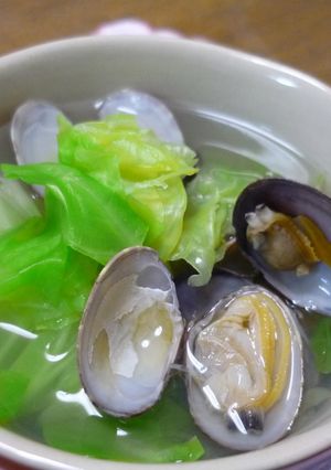 キャベツとアサリのスープ-レシピのメイン写真