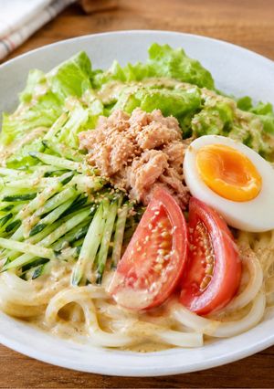 サラダうどん-レシピのメイン写真