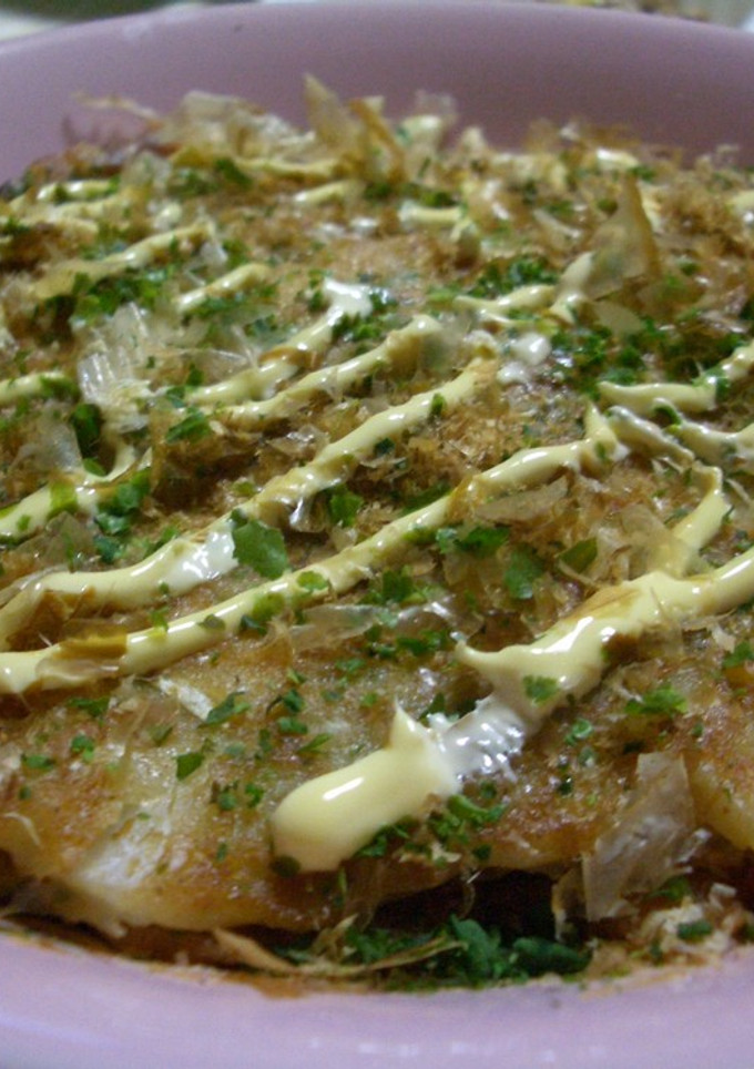 白菜のしょうゆお好み焼き♪-レシピのメイン写真