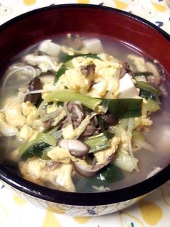 牡蠣と牛肉のたまごスープにゅうめん-レシピのメイン写真