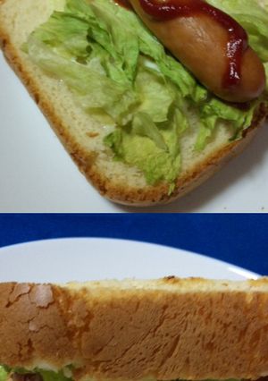 包丁いらずのホットドッグ風トースト-レシピのメイン写真
