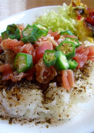 カフェっぽい?生ハム丼-レシピのメイン写真