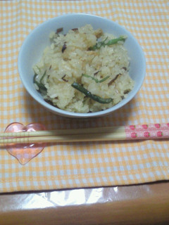 ♪レンジで簡単山菜おこわ♪-レシピのメイン写真