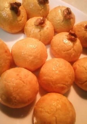 チーズ入りサクサククッキー饅頭２種-レシピのメイン写真