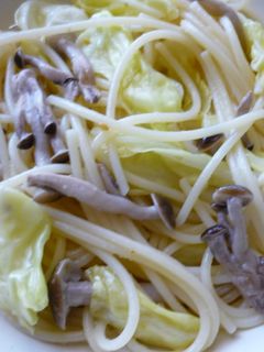 ツナしめじの柚子こしょうパスタ-レシピのメイン写真