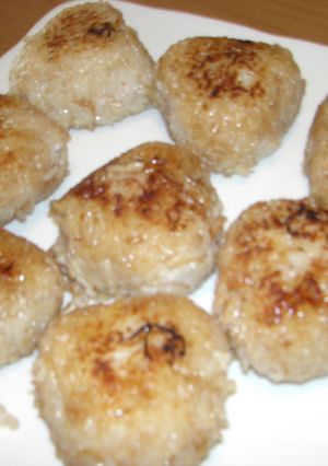 チーズ入り☆ごちゃまぜ焼きおにぎり-レシピのメイン写真