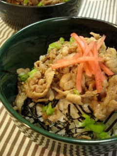 簡単過ぎて御免ね☆豚丼☆-レシピのメイン写真