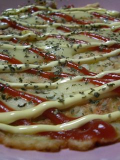 イタリアンピザ(!_+)お好み焼き♪-レシピのメイン写真