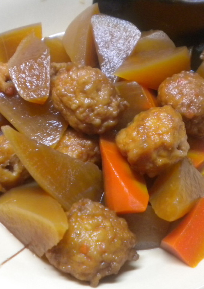 S炊飯器で簡単煮物（大根&さつま揚げ）-レシピのメイン写真