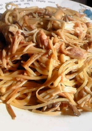 簡単♪ツナときのこの和風パスタ-レシピのメイン写真